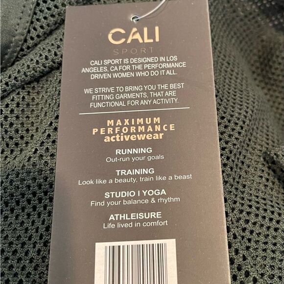 Cali Sport - Olive Green Mesh Hoodie - Picture 10 of 10